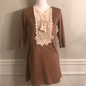 Yoyo 5 Brown Suede Top